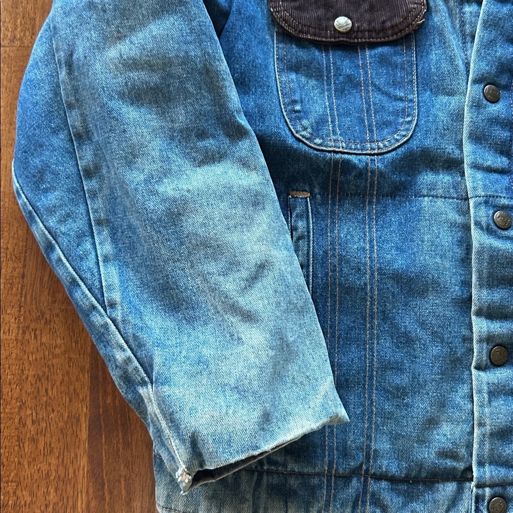 Key Imperial VTG Jacket Retro Denim Workwear Rugged Cowboy Industrial size ?​​ - Picture 7 of 15